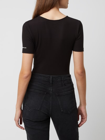 Calvin Klein Jeans T-Shirt mit Logo-Print  Black 5