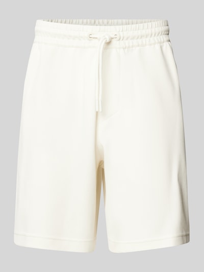 Calvin Klein Jeans Regular Fit Shorts mit angedeutetem Eingriff Offwhite 2