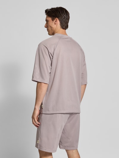 WOODBIRD T-Shirt im semitransparenten Design Modell 'Blake' Flieder 5