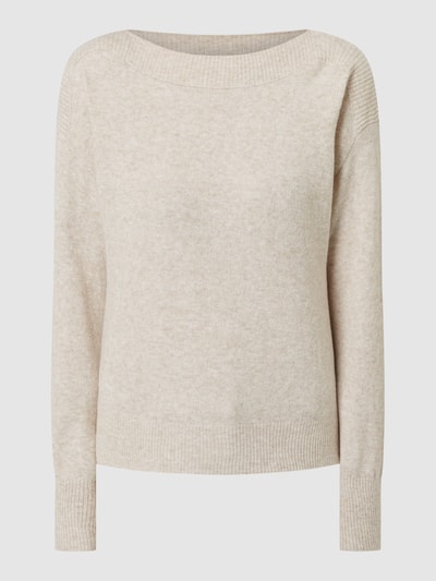 Tom Tailor Pullover mit Woll-Anteil  Offwhite Melange 2