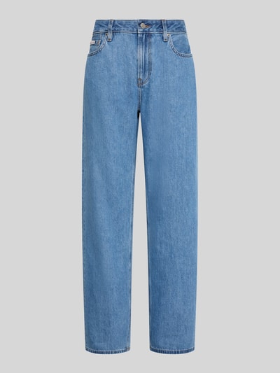 Calvin Klein Jeans Straight Fit Jeans aus reiner Baumwolle Jeansblau 2
