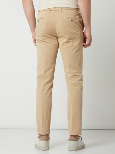 BOSS Slim Fit Anzug mit Stretch-Anteil Modell 'Henry2/Barlow1" Beige 5