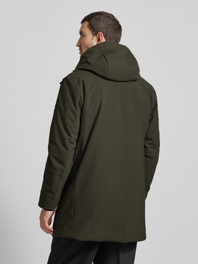 Strellson Parka met borstzak, model 'Flex Cross' Olijfgroen - 5