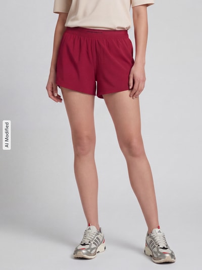 Under Armour regular fit sportshorts met elastische band Lichtrood - 4
