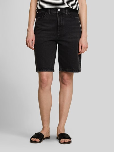 Tom Tailor Denim Regular Fit Bermuda aus reiner Baumwolle Black 4