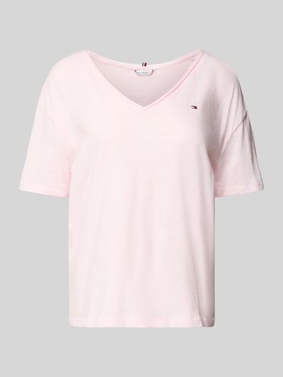 Tommy Hilfiger Regular fit T-shirt van puur katoen Roze - 2
