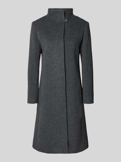 ICONS Cinzia Rocca Mantel mit Kaschmir-Anteil Mittelgrau Melange 2