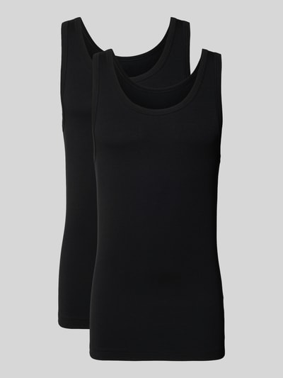 SCHIESSER Tanktop met ronde hals in een set van 2 stuks Zwart - 2