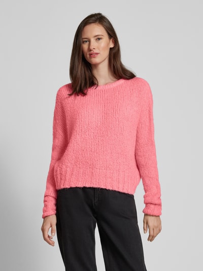 Rich & Royal Strickpullover mit Rundhalsausschnitt Rosa 4