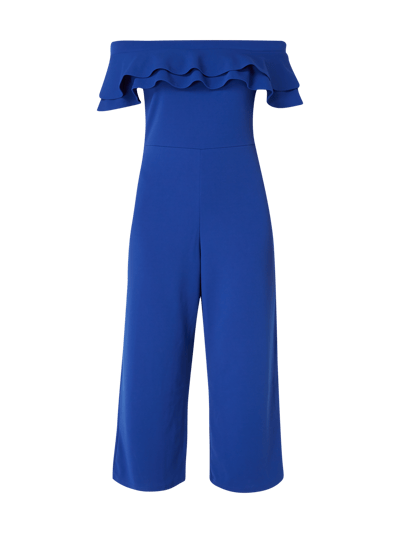 DOROTHY PERKINS Off Shoulder Jumpsuit mit Volantbesatz Royal 2