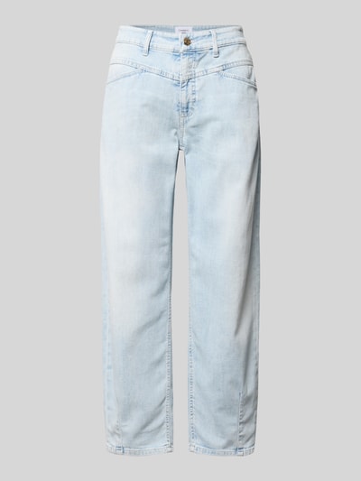 Produktfoto, jasnoniebieskie spodnie jeansowe Regular Fit Barrel Jeans aus Baumwoll-MIx Modell 'ELIN' von Cambio, damskie Barrel Jeans