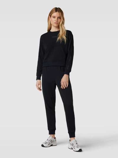 Calvin Klein Performance Spodnie dresowe z elastycznym ściągaczem Czarny 1