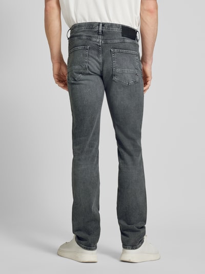 Tommy Hilfiger Straight Fit Jeans im 5-Pocket-Design Modell 'DENTON' Mittelgrau 5