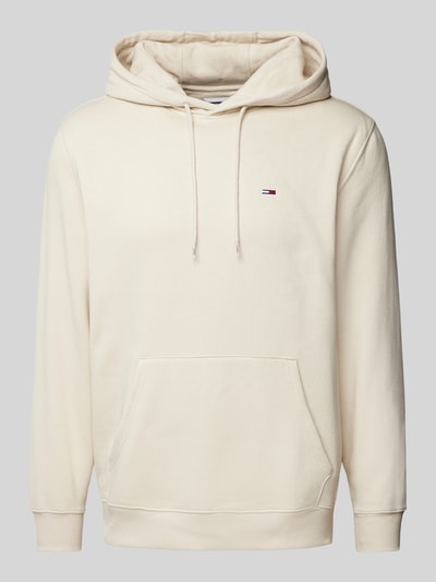 Tommy Jeans Regular Fit Hoodie mit Label-Stitching Beige 2