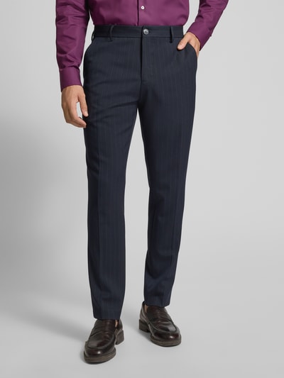 SELECTED HOMME Slim Fit Anzughose mit Viskose Modell 'PETER' Marine 4