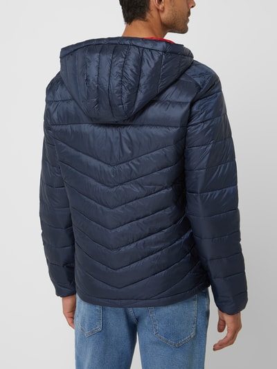 Jack & Jones Gewatteerd jack met labelpatch, model 'HERO’ Donkerblauw - 5