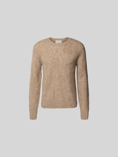 Officine Générale Pullover mit gerippten Abschlüssen Beige 2