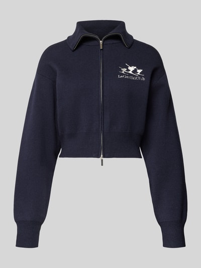 LeGer by Lena Gercke Kurtka z dzianiny krótka z mieszanki wiskozy model ‘Jaden’ Czarny 2