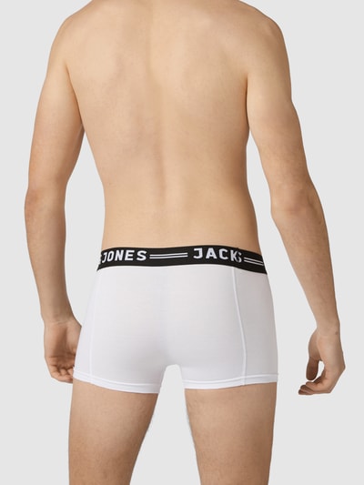 Jack & Jones Obcisłe bokserki o kroju comfort fit w zestawie 3 szt. Biały 4