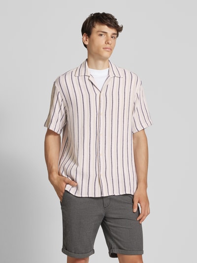 Jack & Jones Regular fit vrijetijdsoverhemd met resortkraag, model 'COBA' Beige - 4