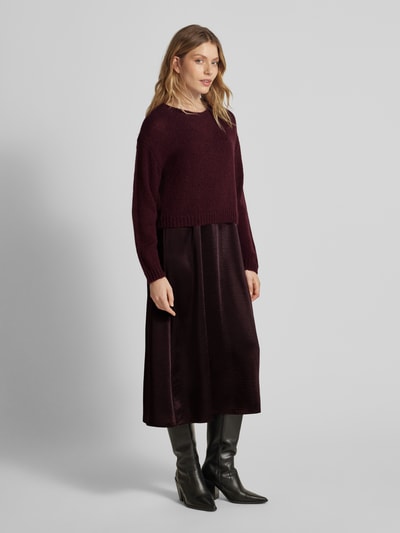 ROBE LÉGÈRE Maxi-jurk in dubbele-laagjeslook Bordeaux - 1