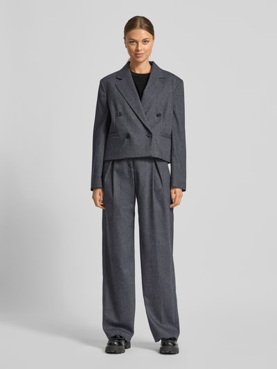 BOSS Orange Regular fit broek met wol, model 'C_TAFLONG' Donkerblauw - 1