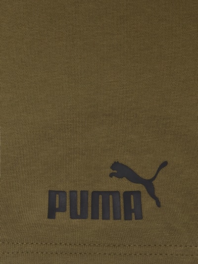 PUMA PERFORMANCE Regular Fit Sweatshorts mit Logo Oliv 4