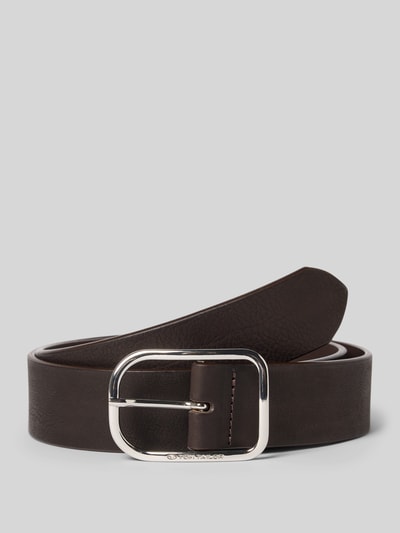 Tom Tailor Pasek ze skóry naturalnej model ‘HELEN’ Ciemnobrązowy 1