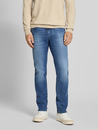 Brax Slim fit jeans met 5-pocketmodel, model 'Chuck' Blauw - 4