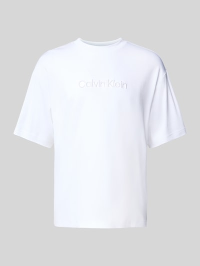 CK Calvin Klein Oversized T-Shirt mit Label-Stitching Weiss 2