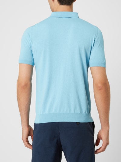 Zeybra Poloshirt aus Baumwolle  Hellblau 5