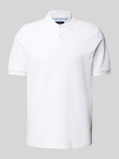bugatti Koszulka polo w jednolitym kolorze Biały 2