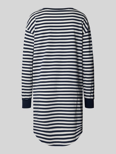 Skiny Nachthemd met ronde hals Donkerblauw - 3