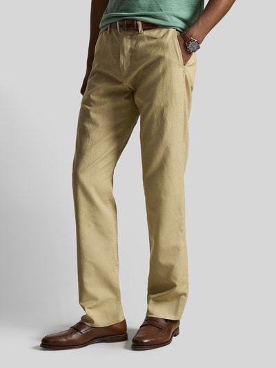Polo Ralph Lauren Chino aus Leinen-Baumwoll-Mix Beige 4