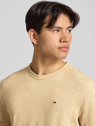 Tommy Jeans Regular Fit T-Shirt aus reiner Baumwolle Beige 3