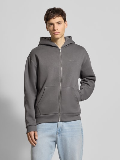 REVIEW Sweatjack met capuchon Donkergrijs - 4