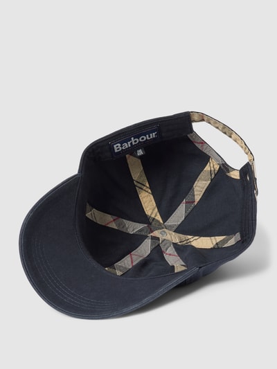 Barbour Basecap mit Label-Stitching Modell 'CASCADE' Marine 2