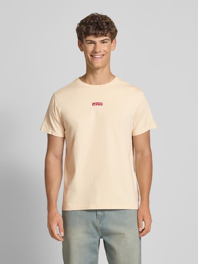 Levi's® T-shirt met labelstitching Beige - 4
