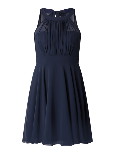 Paradi Cocktailkleid aus Chiffon Marine 2