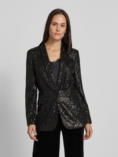 Jake*s Cocktail Shaped Fit Blazer mit Paillettenbesatz Black 4