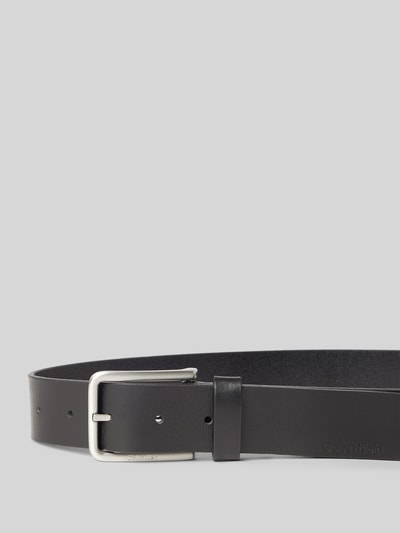 CK Calvin Klein Riem van buffelleer met doornsluiting Zwart - 2