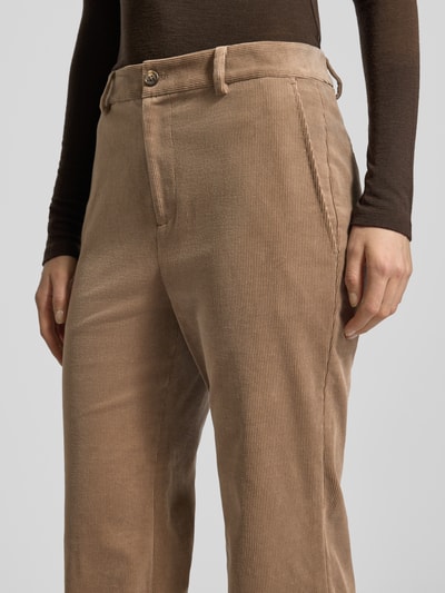 Lauren Ralph Lauren Flared Cut Cordhose mit Eingriff- und Gesäßtaschen Modell 'KADEN' Taupe 3