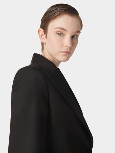 Joseph Blazer mit glänzendem Kragen Schwarz 3