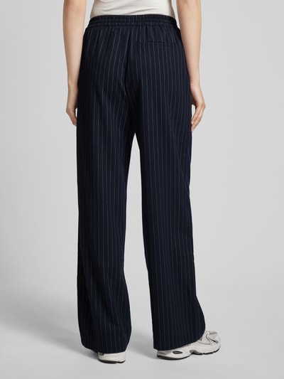 LeGer by Lena Gercke Wide Leg Stoffhose mit Tunnelzug Modell 'Rabea' Mittelgrau Melange 5