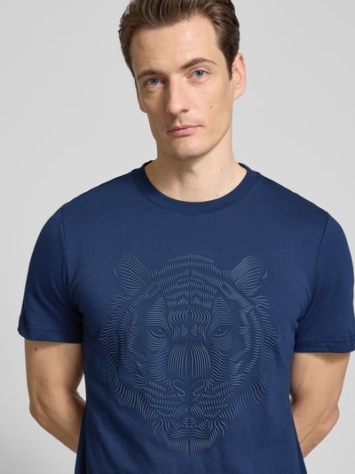 Antony Morato T-Shirt mit Motiv-Print Dunkelblau 3