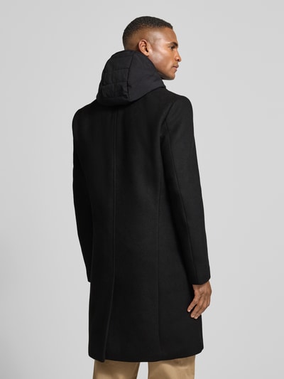 CG - Club of Gents Mantel mit Kapuze Modell 'MARNI' Black 5