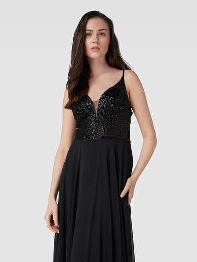 Hey Kyla Abendkleid mit Paillettenbesatz Black 3