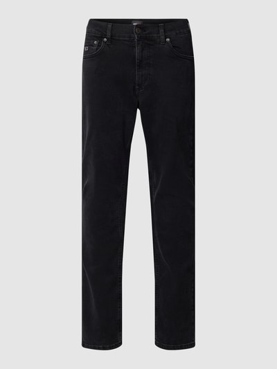 Tommy Jeans Slim fit jeans met labeldetails, model 'SCANTON' Zwart - 2