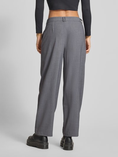 ONLY Regular Fit Hose mit Viskose-Anteil Modell 'ISADORA' Mittelgrau Melange 5