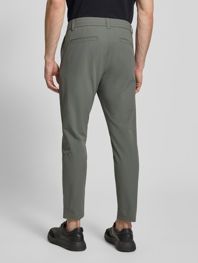 BOSS Orange Tapered Chino mit Tunnelzug Mittelgrau 5